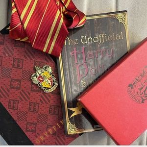 Harry Potter Gryffindor Journal, Owl, Tie, Hogwarts Wax Seal Stamp, Spellbook